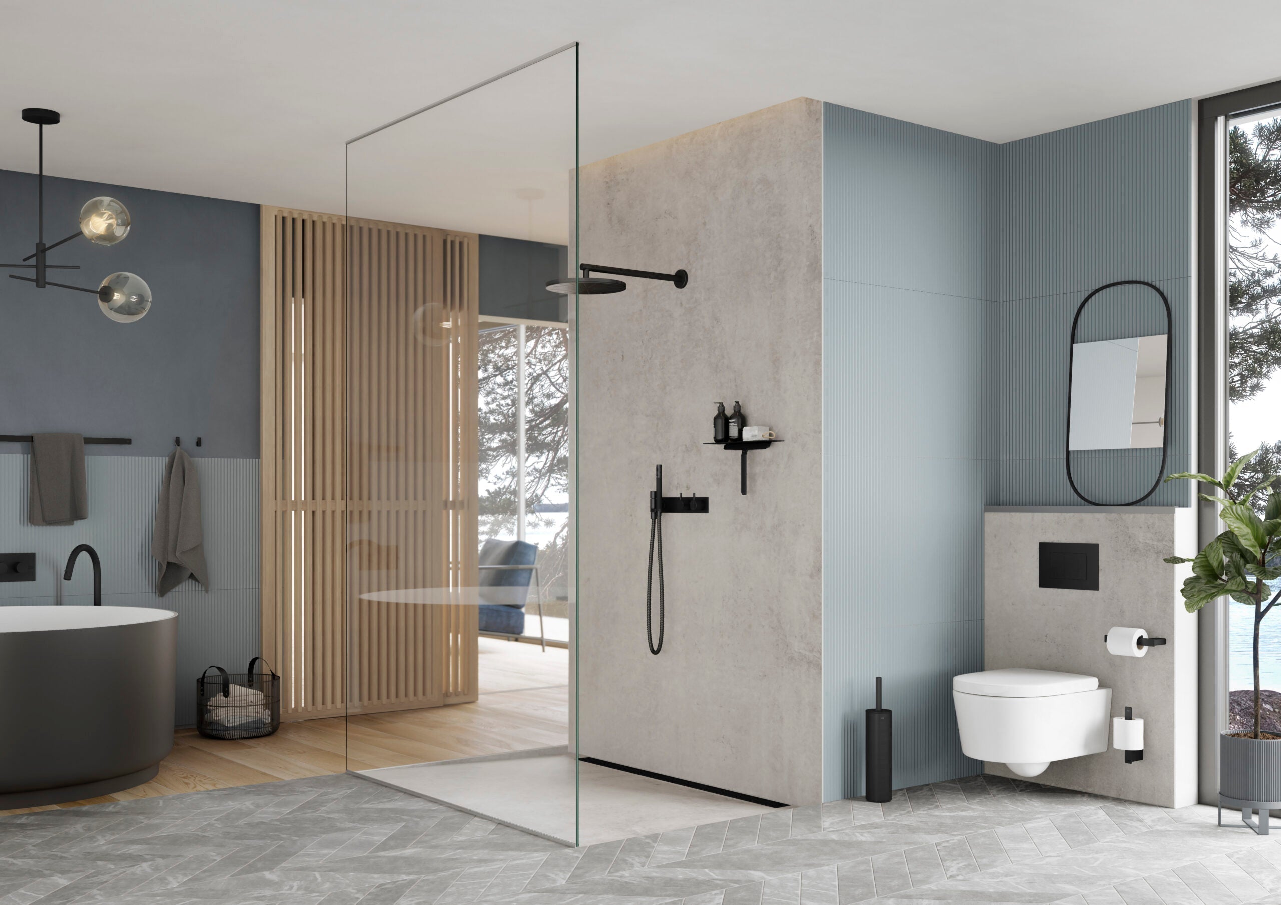 The Guide to Wet Room Kits for Timber or Wooden Floors - WM | Wetroom Materials
