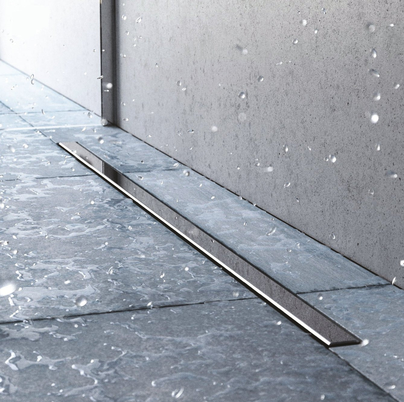AptLine® Linear Wet Room Drain - Tileable - WM | Wetroom Materials
