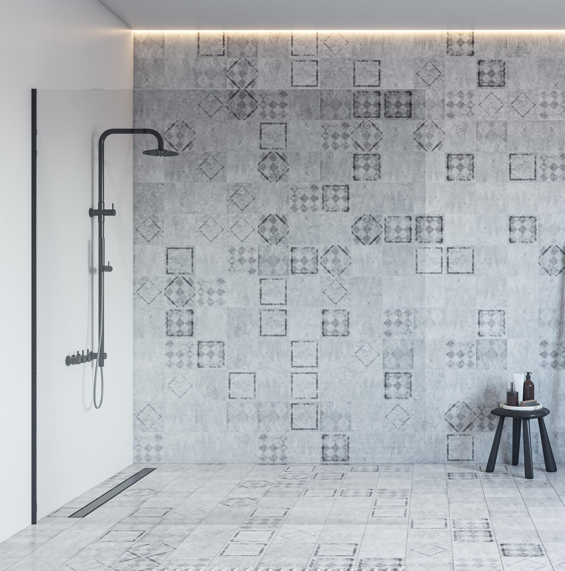 SharpDrain® Pro Linear Wet Room Drain - Tile Line No Visible Trim - Wetroom Materials