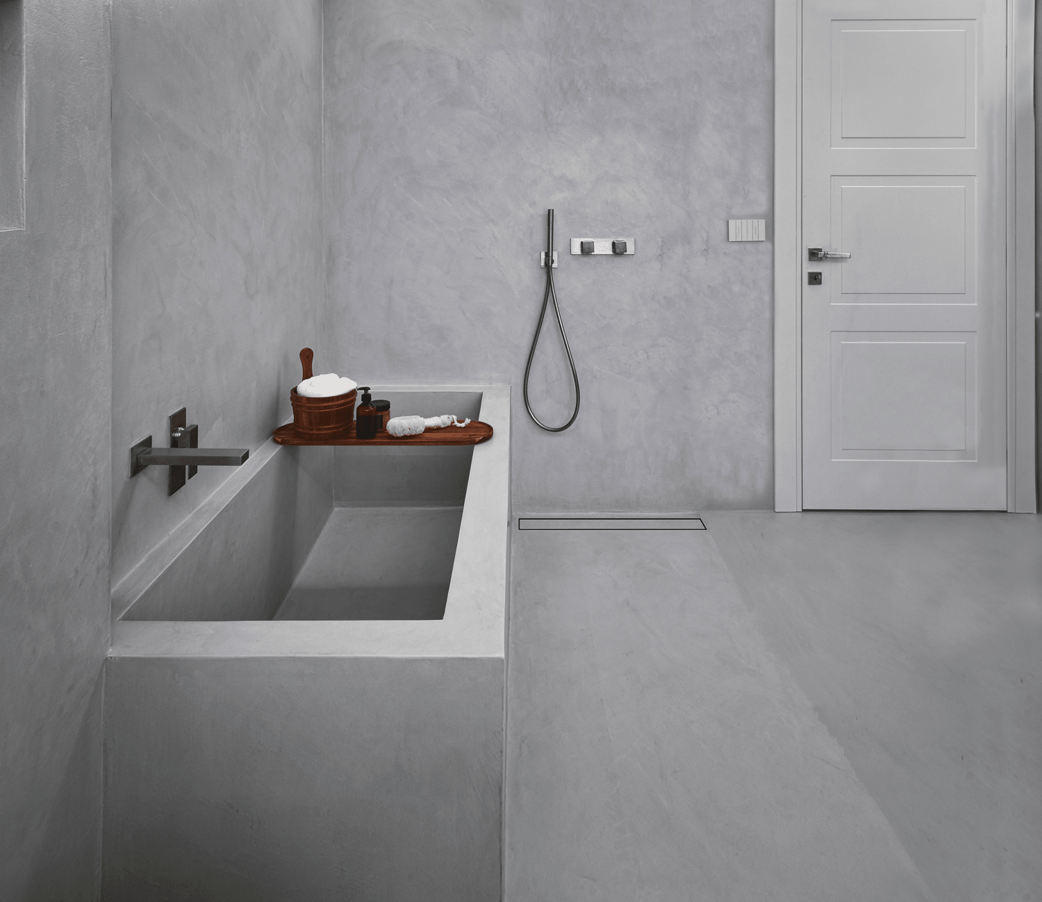 Sharpdrain® Pro Linear Wet Room Drain for Polished Concrete Floors - Wetroom Materials