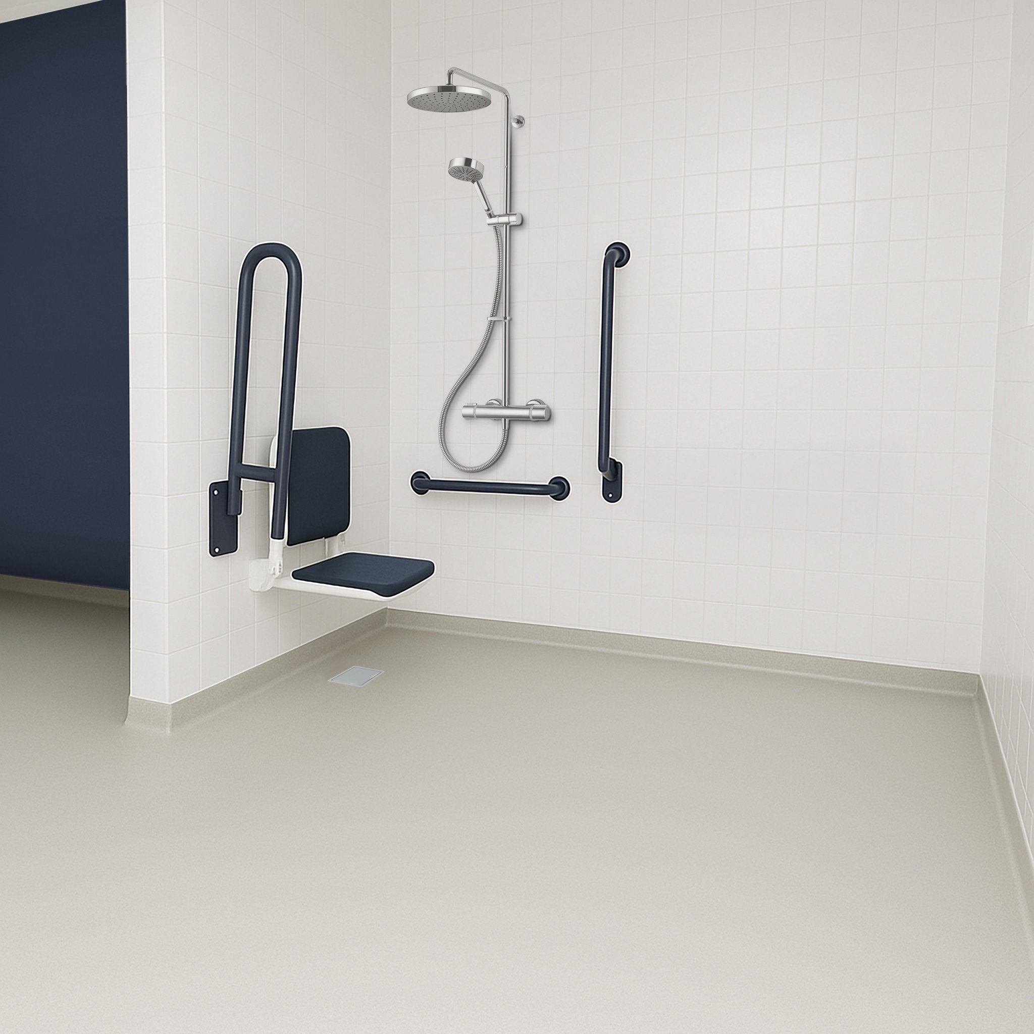 SharpDrain Pro Vinyl Square Wet Room Drain - WM | Wetroom Materials