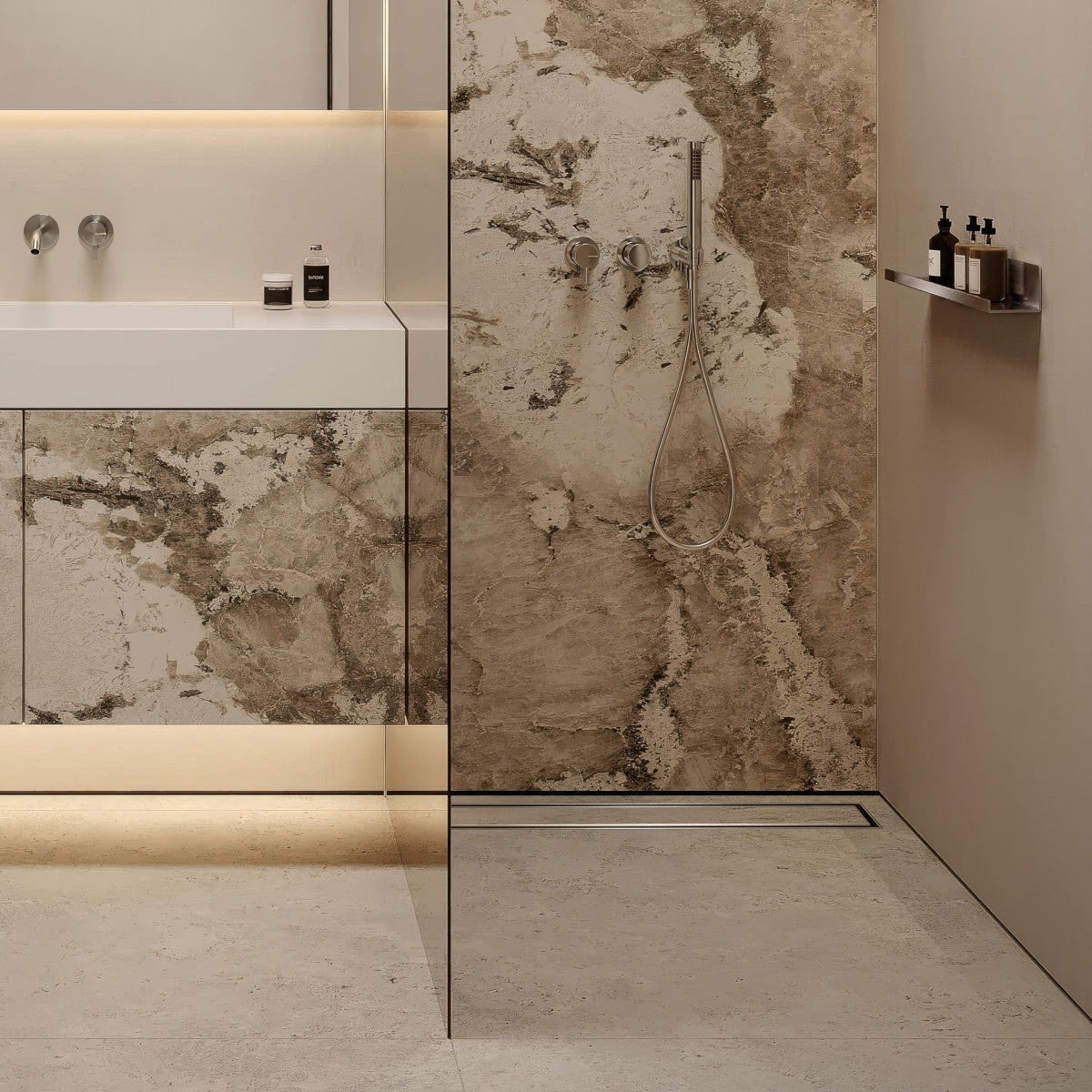 SharpDrain® Pro Linear Wet Room Drain - Stainless Steel - WM | Wetroom Materials