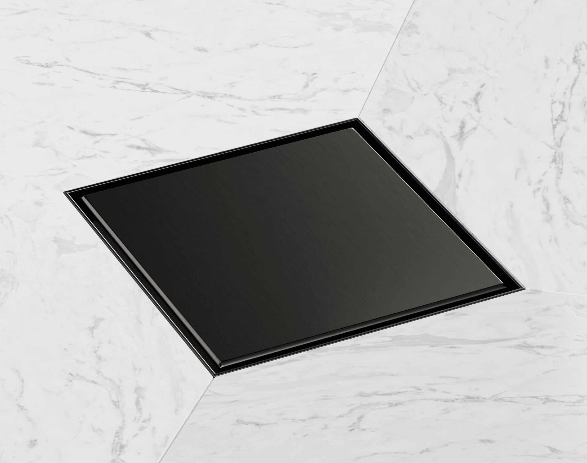 SharpSlope Square Drain Wet Room Kit | Black - WM | Wetroom Materials