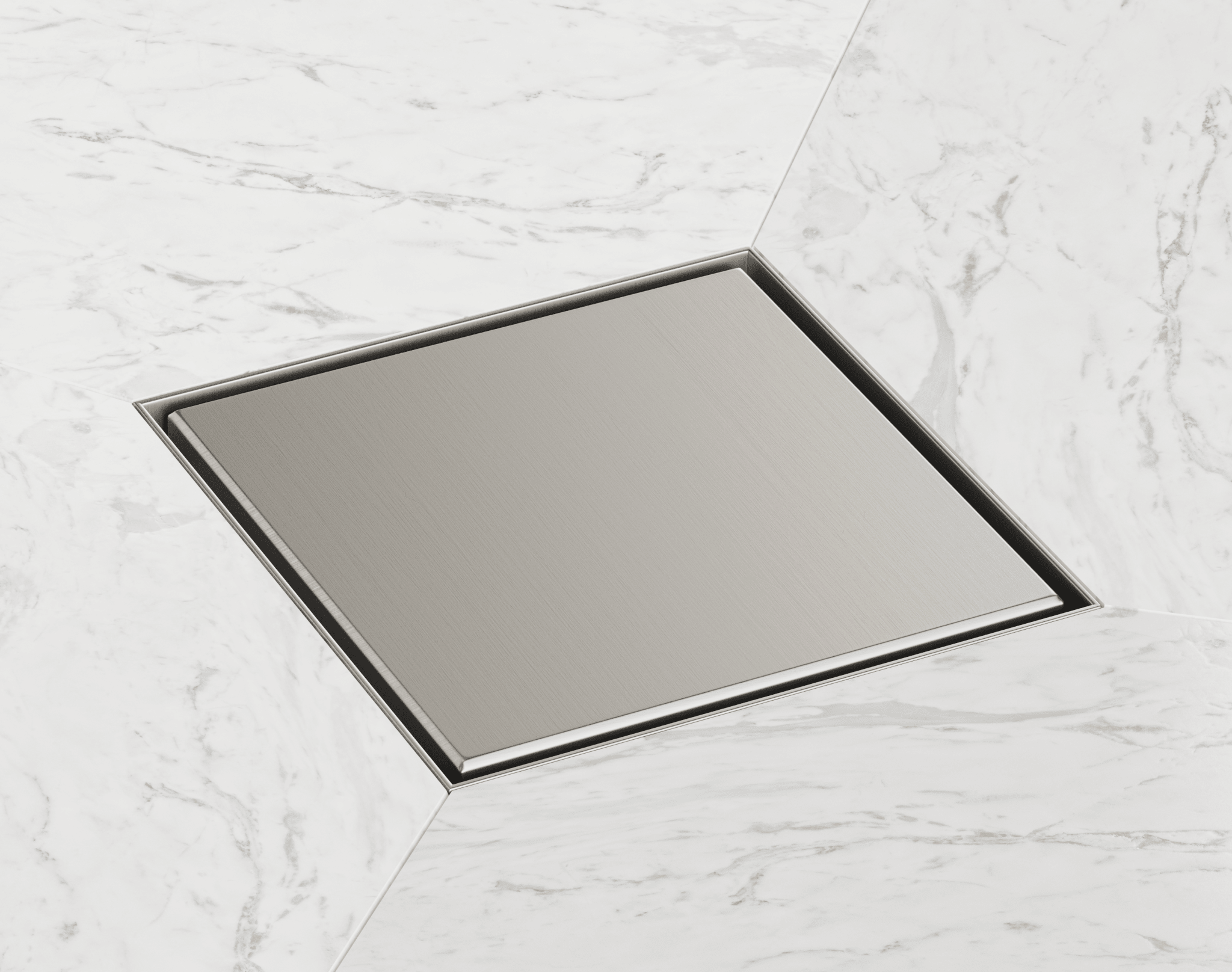 SharpSlope Square Drain Wet Room Kit | Stainless Steel - WM | Wetroom Materials
