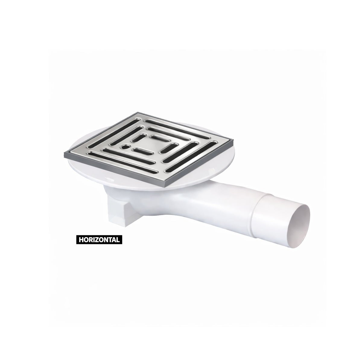 Sharpdrain® Square Wet Room Drain - Frame and Grate - WM | Wetroom Materials