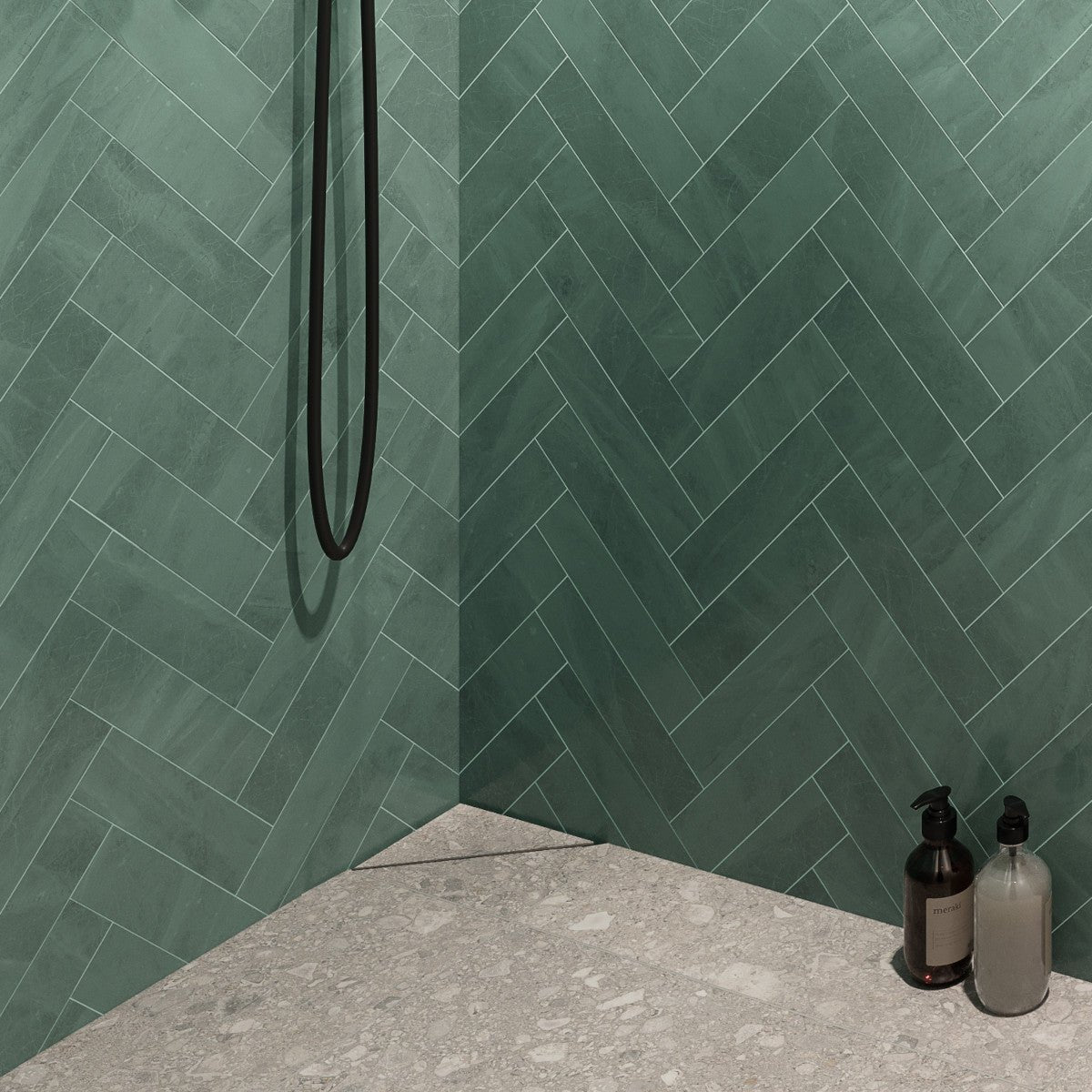UniSlope® 2K Corner Drain Wet Room Kit - HighLine Custom - WM | Wetroom Materials