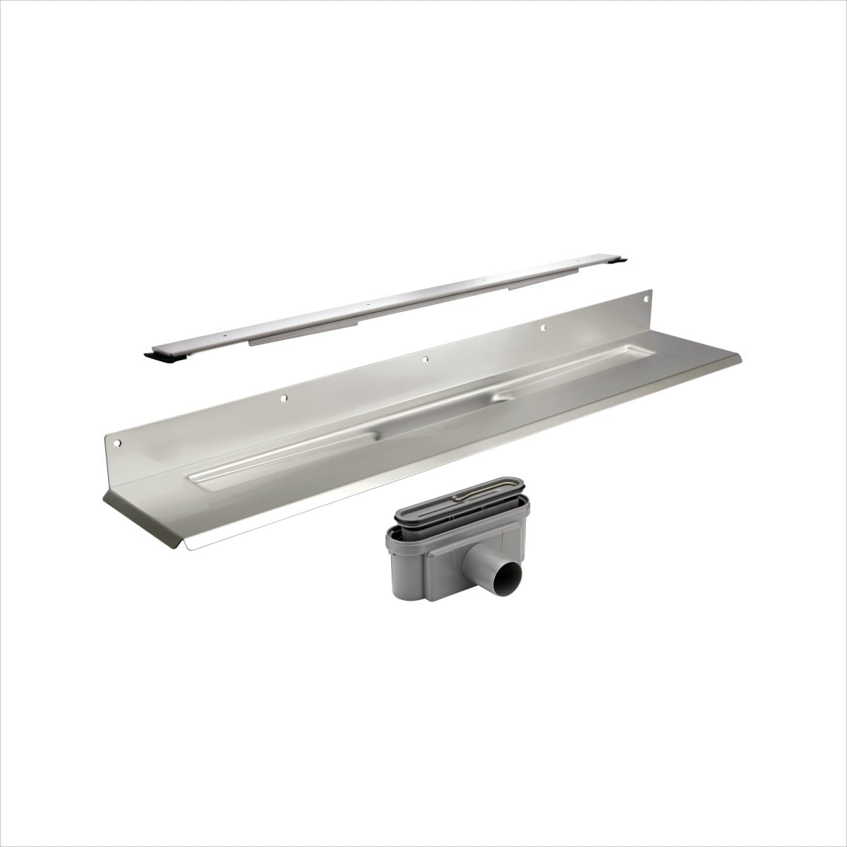 Unidrain® Wall Mounted Linear Drain - HighLine Custom - WM | Wetroom Materials