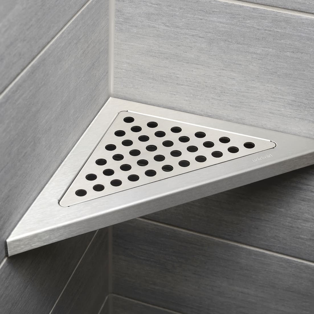 Unidrain ClassicLine Soap Tray Corner Shelf - Classic - WM | Wetroom Materials