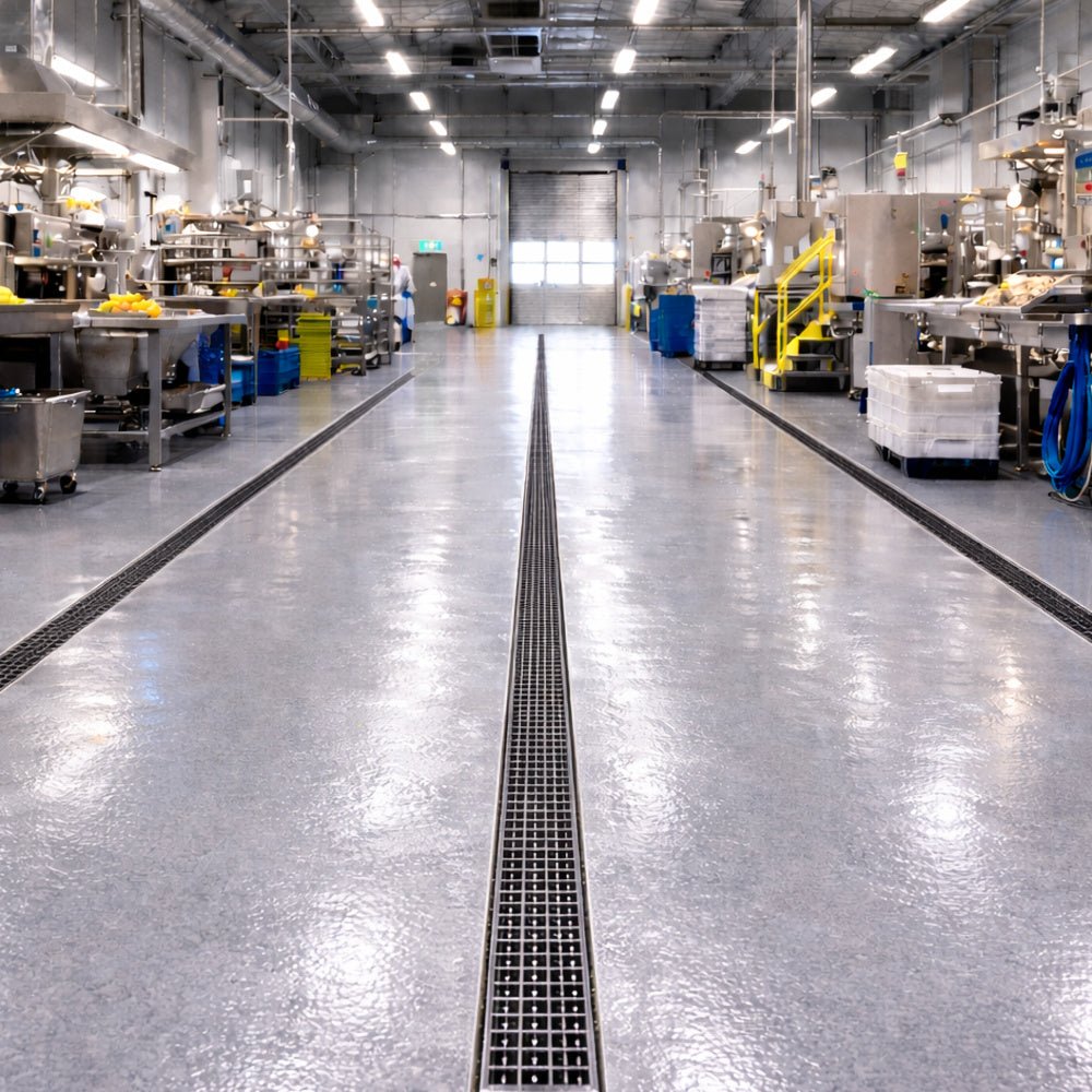 XL Linear Commercial Wet Room Drain - Resin Floor - WM | Wetroom Materials