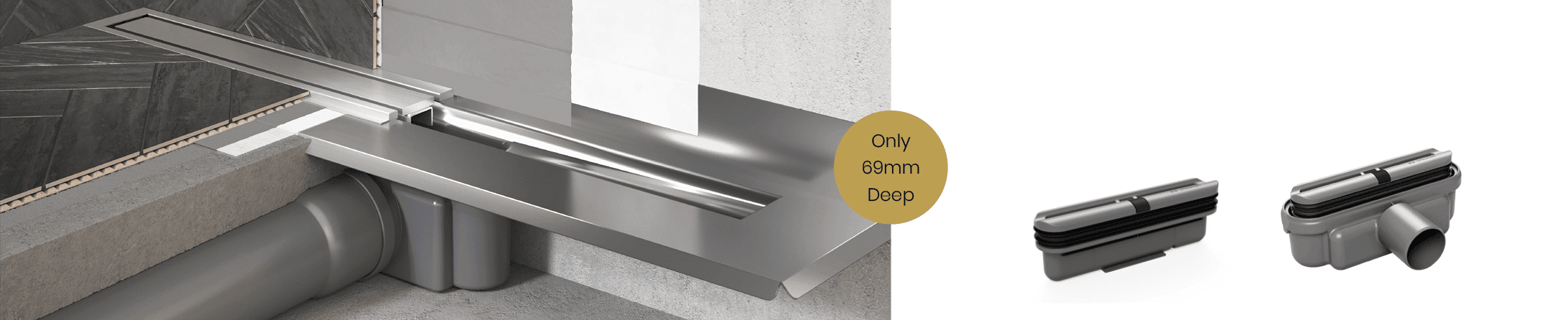 Minimum Floor Void Solution for Prefab Pod Construction - WM | Wetroom Materials