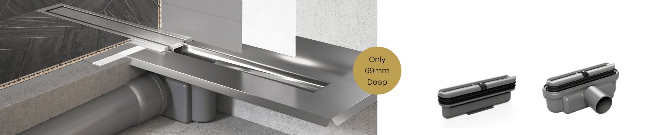 Minimum Floor Void Solution for Prefab Pod Construction - WM | Wetroom Materials