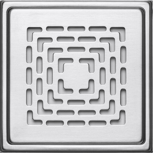 WM 59 Square Centre Wet Room Drain - Wetroom Materials