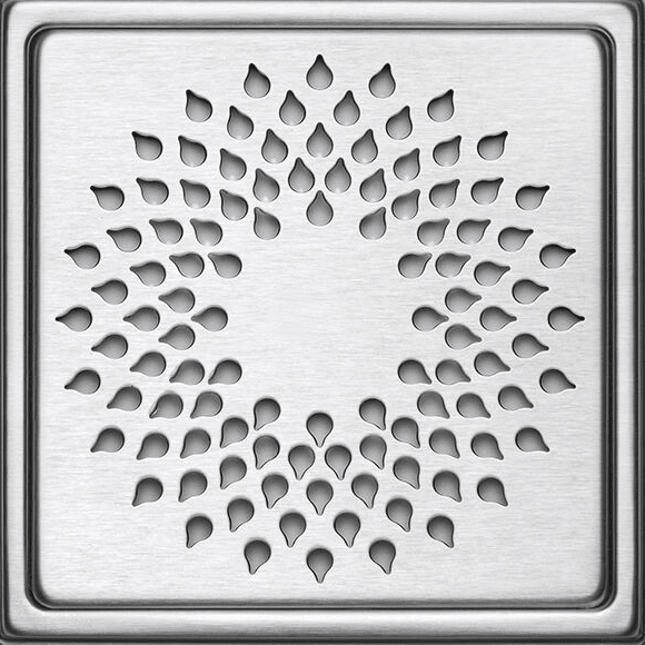 WM 59 Square Centre Wet Room Drain - Wetroom Materials