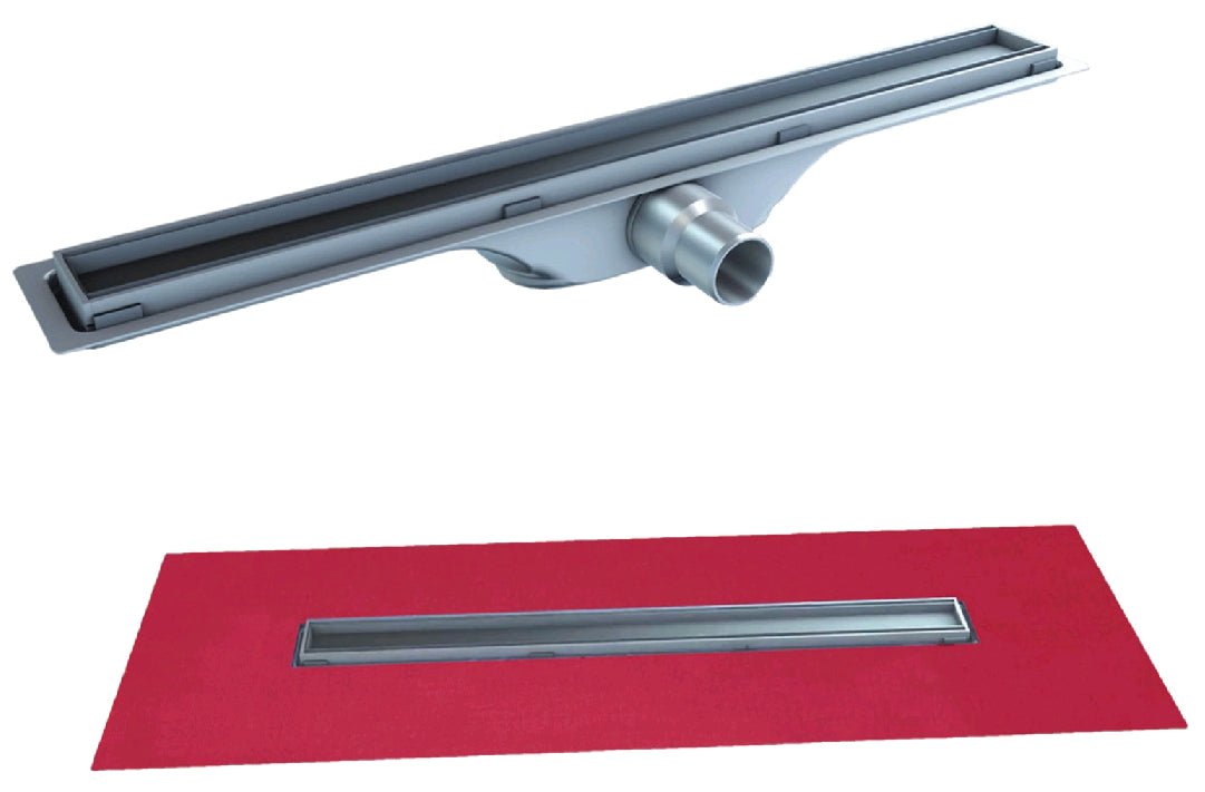 Sharpdrain® Linear Wet Room Drain - Tile Line No Visible Frame - Wetroom Materials