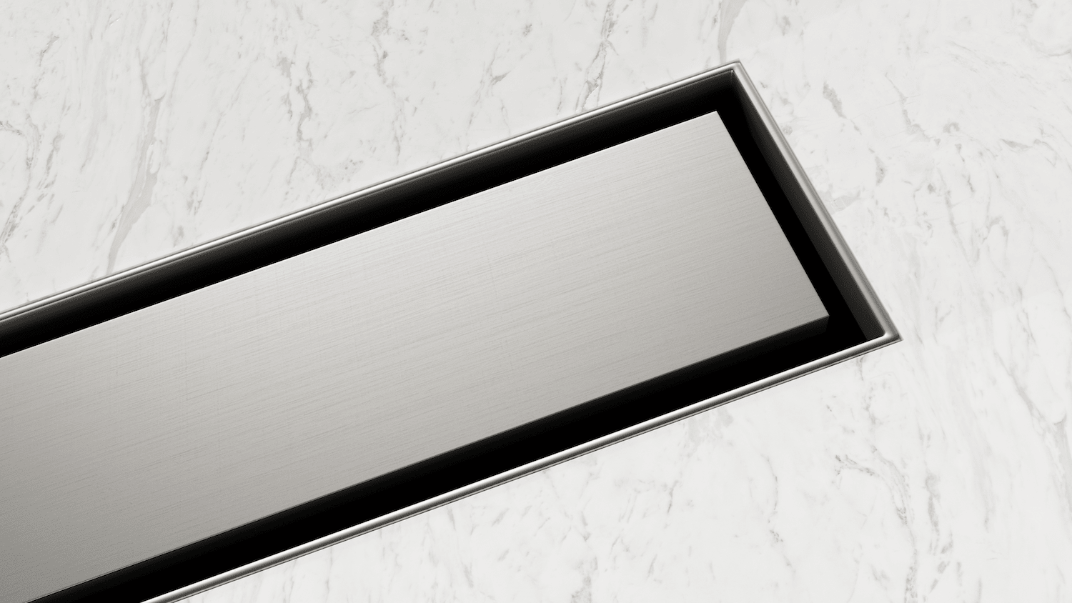 Sharpdrain® Linear Wet Room Drain - Brushed Stainless Steel - Wetroom Materials