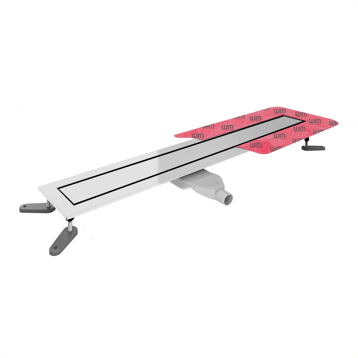 SharpDrain® Pro Linear Wet Room Drain - Tile Line No Visible Trim - WM | Wetroom Materials