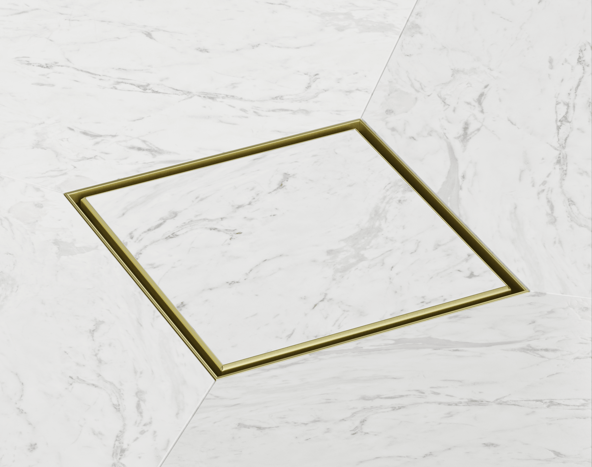 SharpSlope Square Drain Wet Room Kit | Brass - WM | Wetroom Materials
