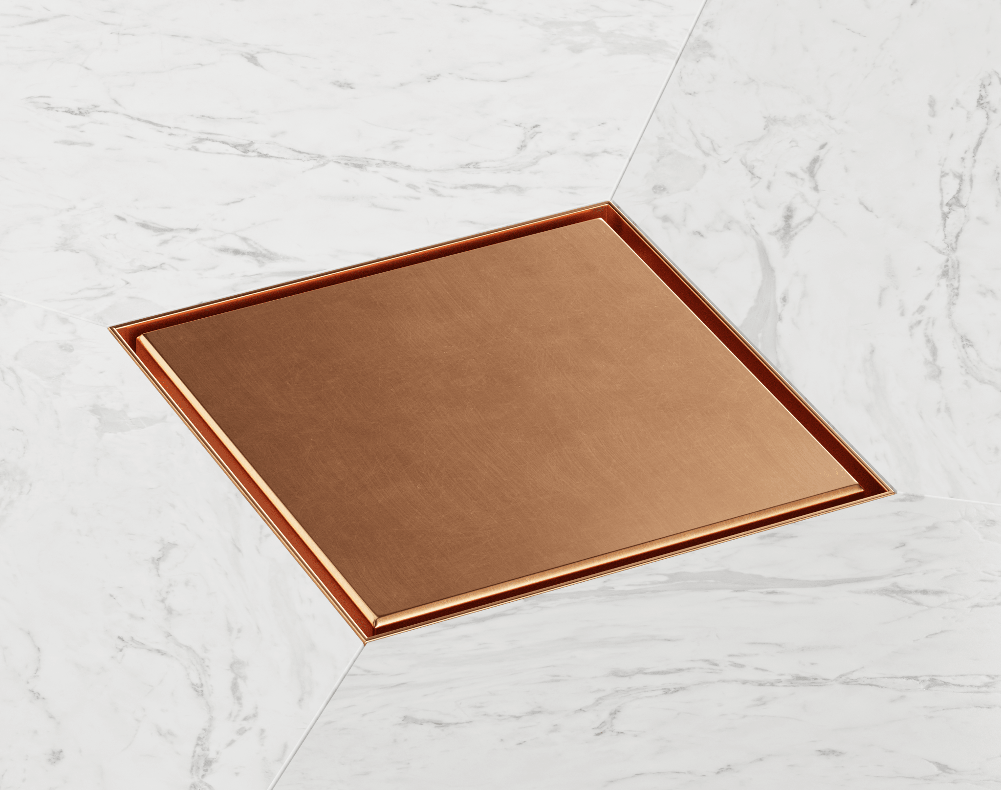SharpSlope Square Drain Wet Room Kit | Bronze - WM | Wetroom Materials