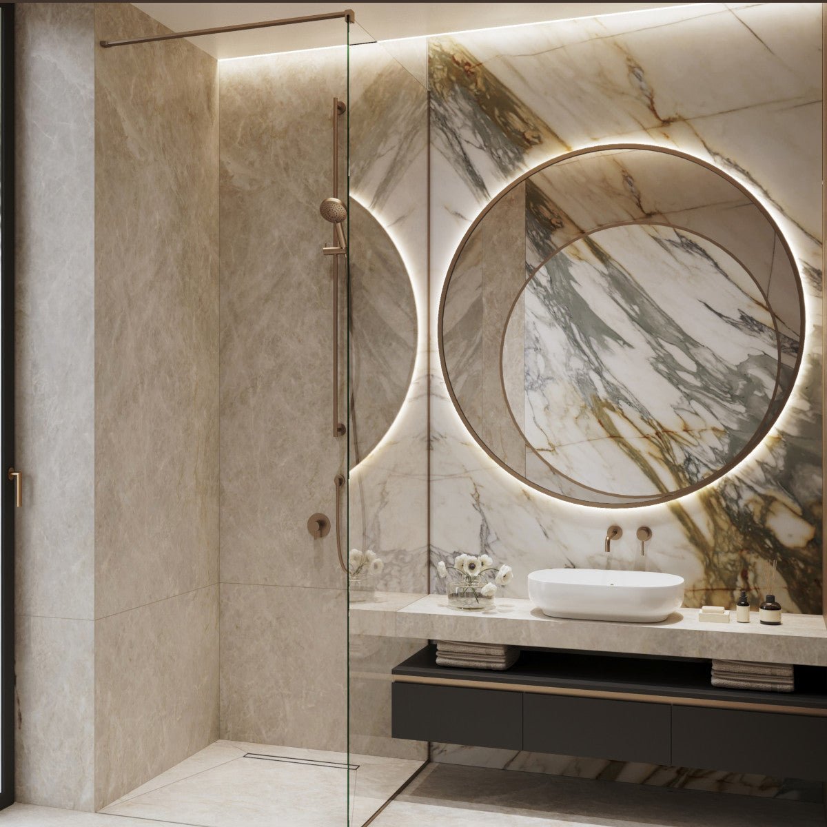 SharpSlope Linear Drain Wet Room Kit - Tile Line No Visible Frame - WM | Wetroom Materials