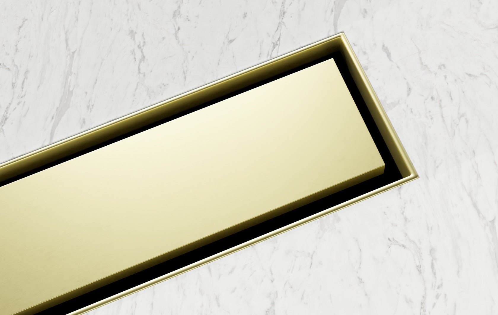 Sharpdrain® Linear Wet Room Drain - Brass - Wetroom Materials