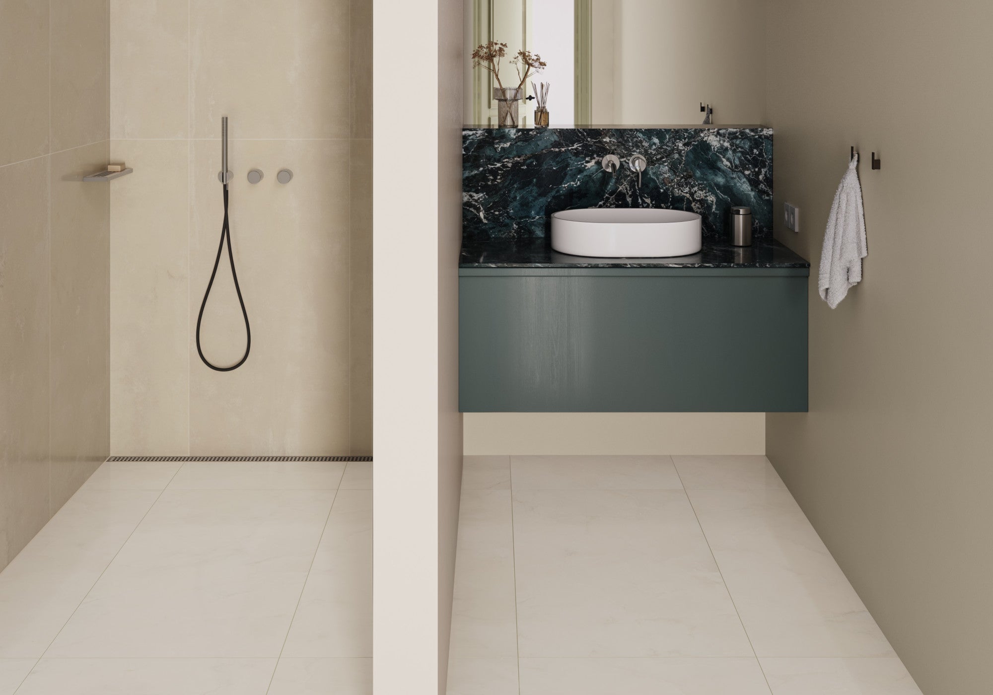 UniSlope 1K Frame and Grate Wetroom System Header 