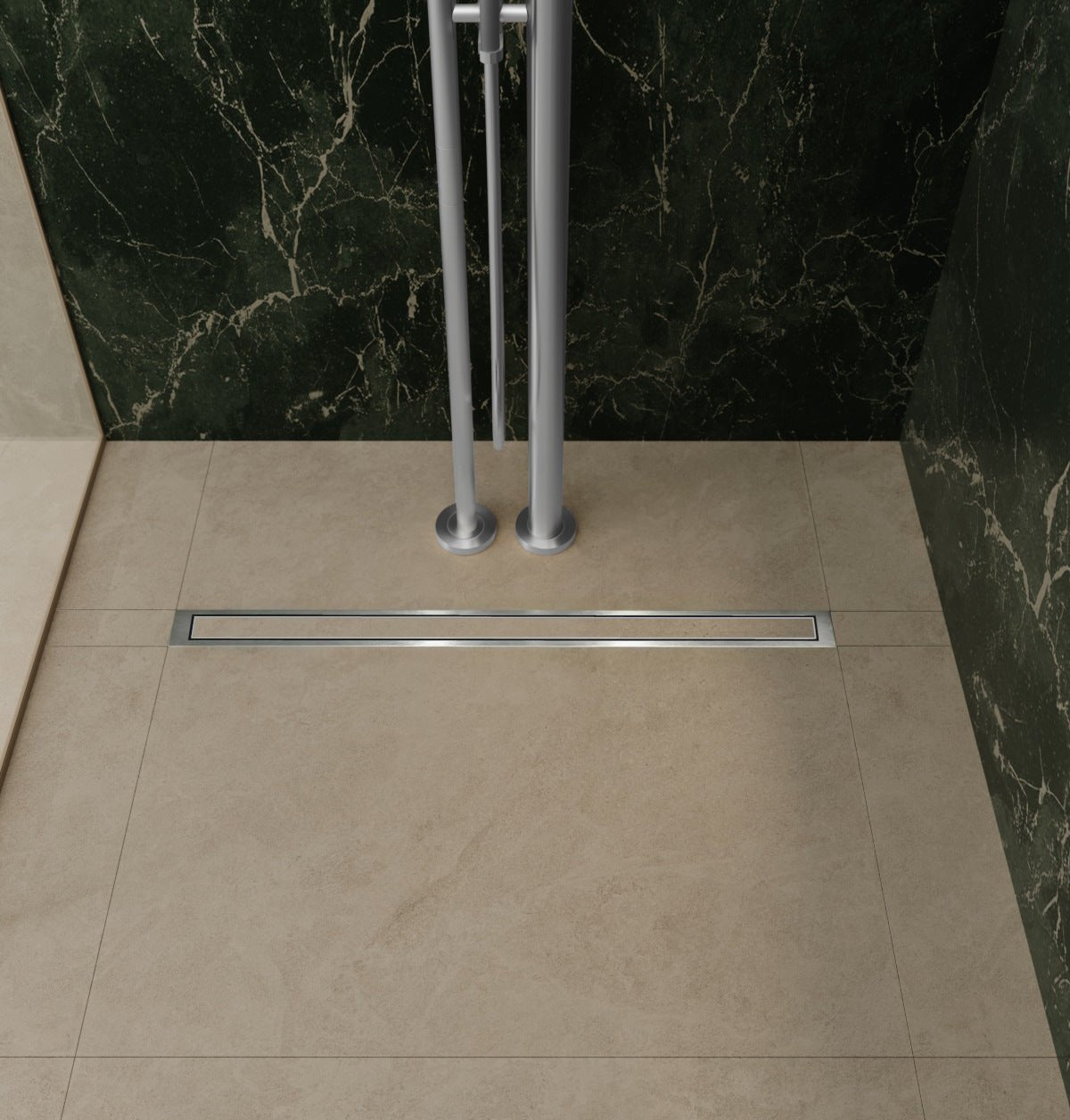 Unislope® 3K Free Placement Linear Drain Wet Room Kit - Highline Cassette - WM | Wetroom Materials