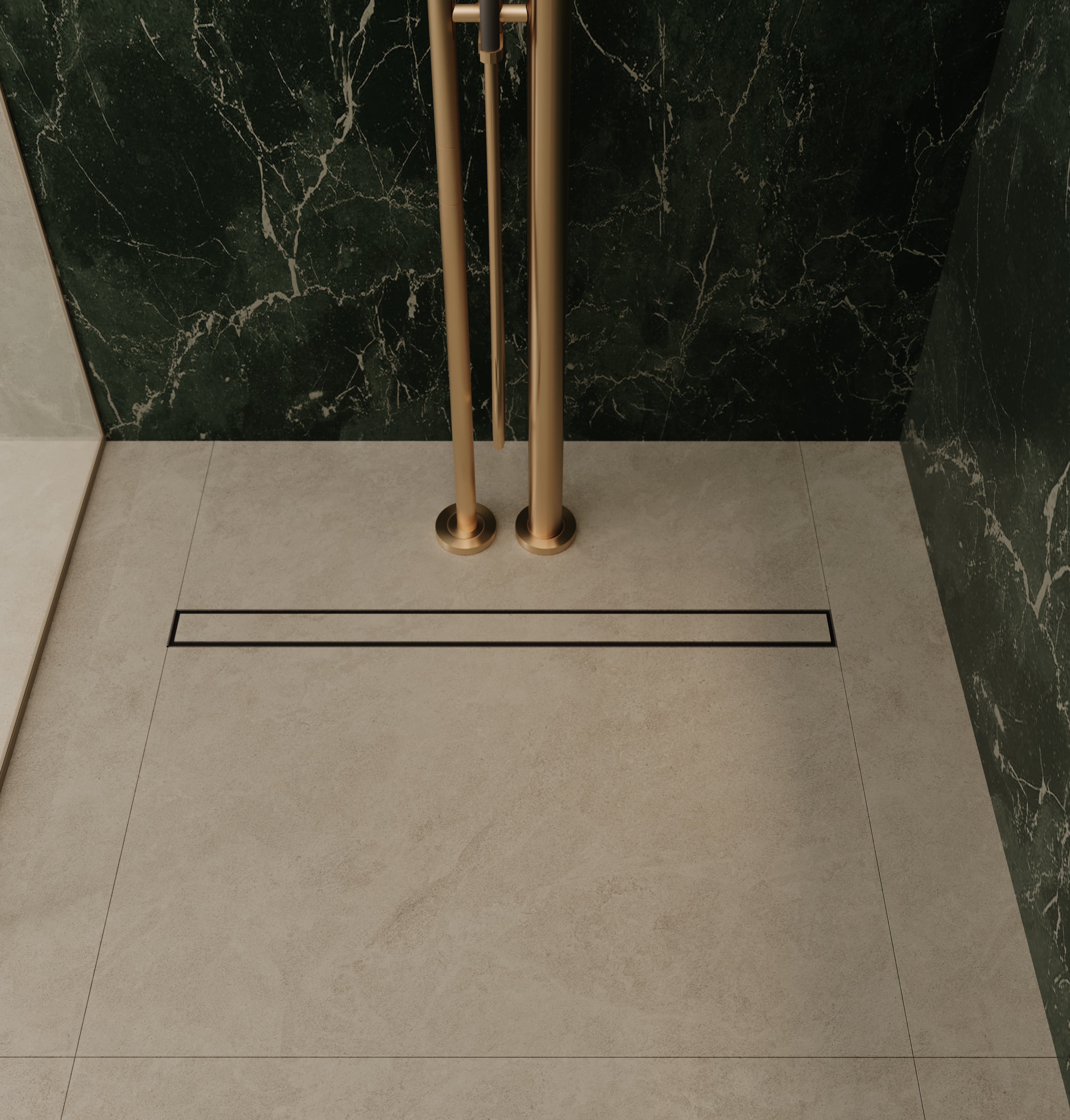 UniSlope 3K Flexible Freeplacement  Wetroom Kit Tray Two way slope to Channel Gully