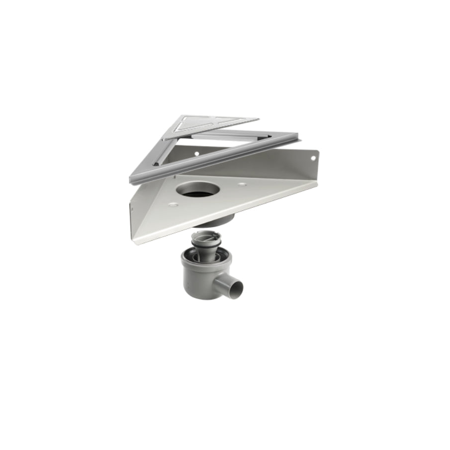 Unidrain® Corner Wet Room Drain - Anniversario - WM | Wetroom Materials