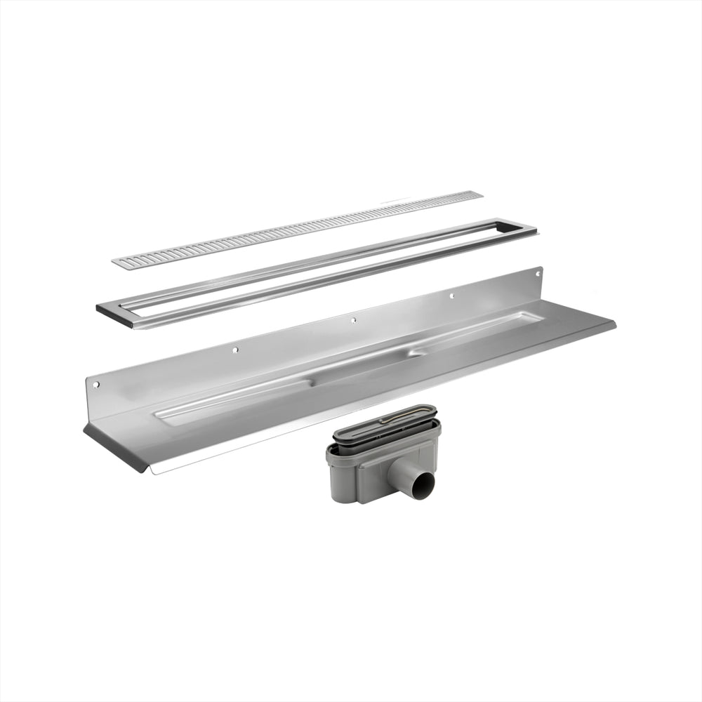 Unidrain Wall Mounted Linear Drain Classicline -Column Grate