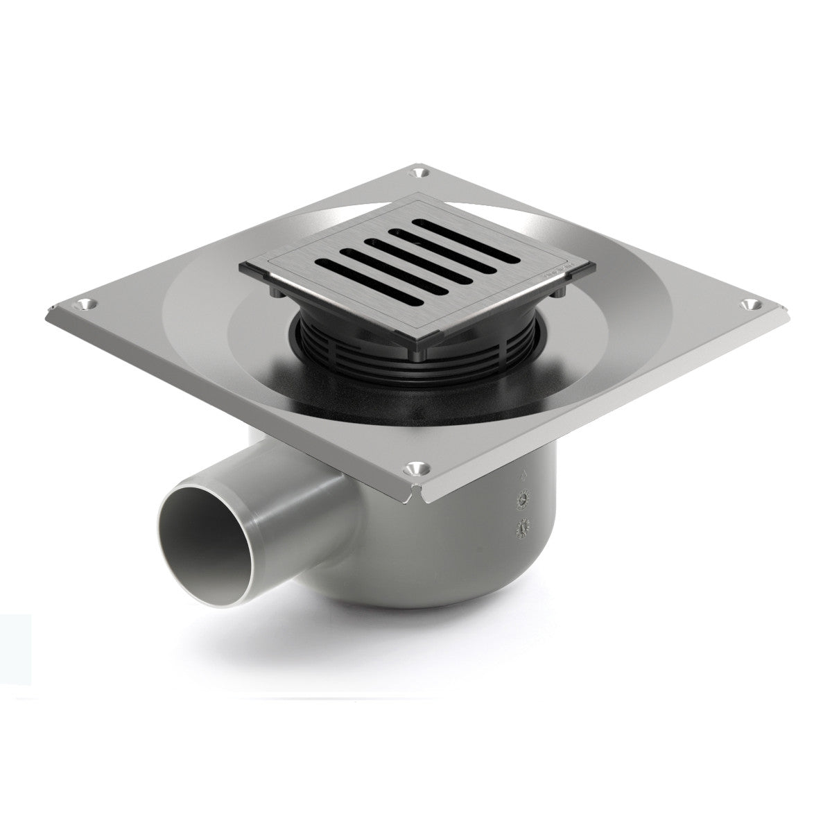 Unidrain® Square Wet Room Drain - Column - WM | Wetroom Materials