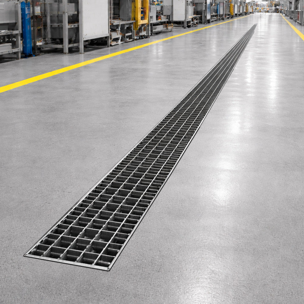 XL Linear Commercial Wet Room Drain - Concrete Floor - WM | Wetroom Materials